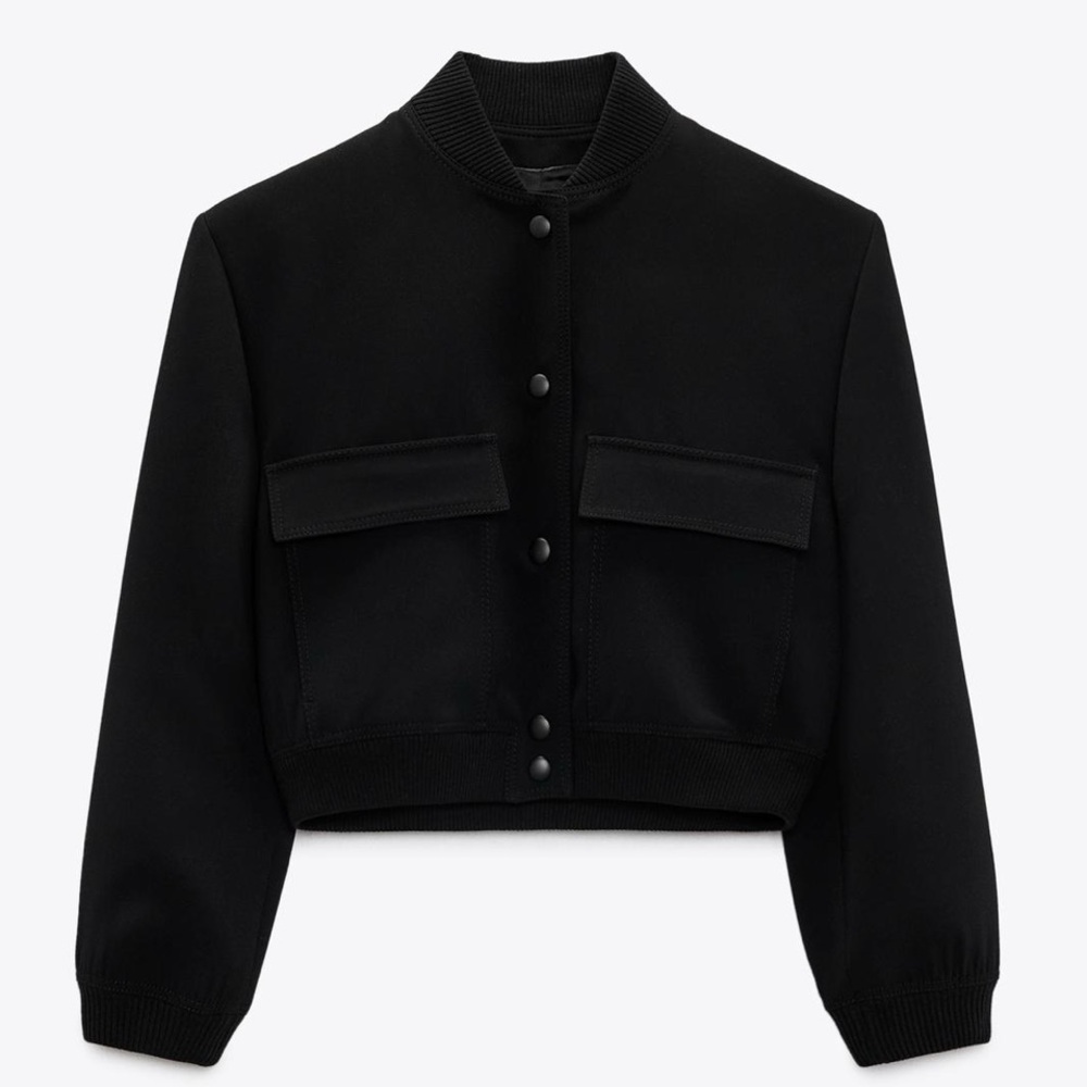 NWT Viral Zara Maxi Pocket Bomber Jacket
